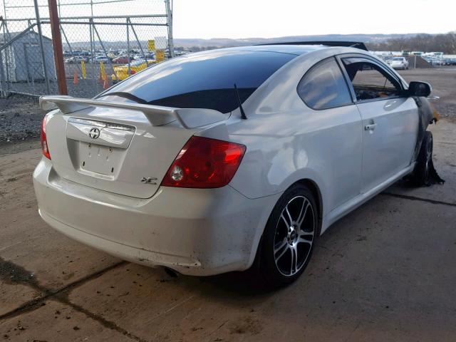 JTKDE177560083681 - 2006 TOYOTA SCION TC თეთრი ფოტო 4