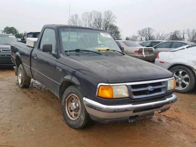 1FTCR10AXVTA76641 - 1997 FORD RANGER BLACK photo 1