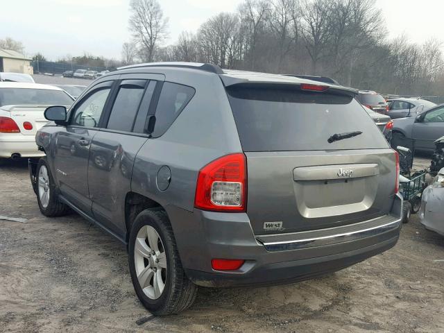 1J4NT1FA9BD267260 - 2011 JEEP COMPASS SP GRAY photo 3