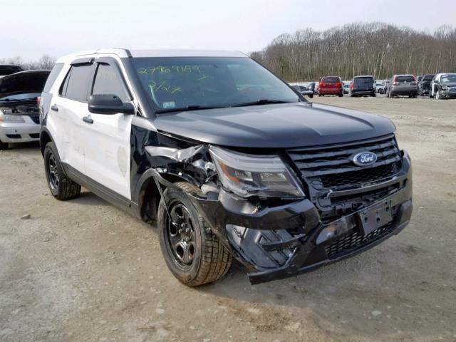 1FM5K8AR9HGA37509 - 2017 FORD EXPLORER P TWO TONE photo 1