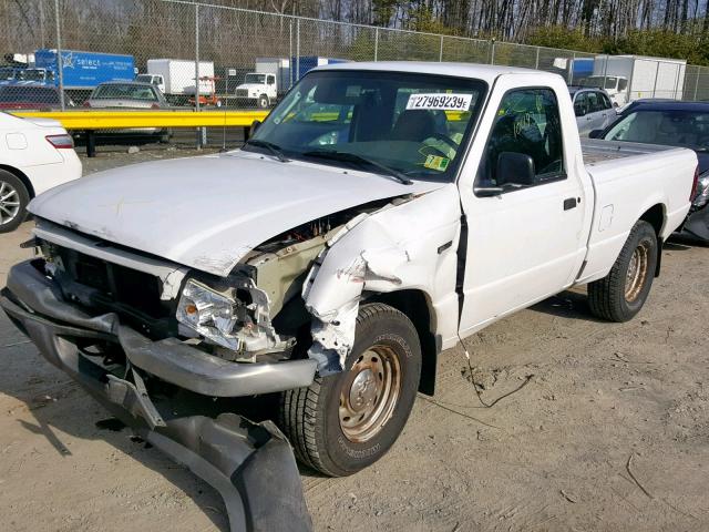 1FTYR10U01TA53217 - 2001 FORD RANGER WHITE photo 2