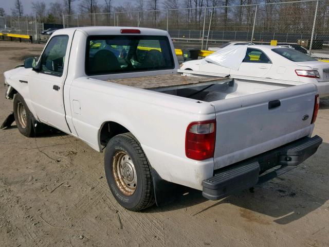 1FTYR10U01TA53217 - 2001 FORD RANGER WHITE photo 3