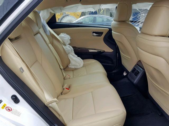 4T1BK1EB0HU264998 - 2017 TOYOTA AVALON XLE WHITE photo 6