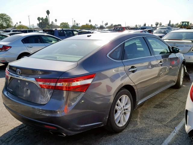 4T1BK1EB5FU178017 - 2015 TOYOTA AVALON XLE GRAY photo 4