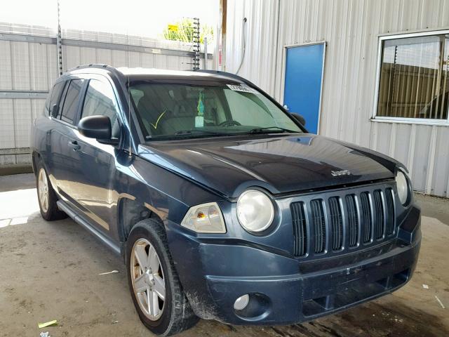 1J8FF47W47D391465 - 2007 JEEP COMPASS BLUE photo 1