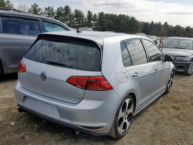 3VW447AU9GM022020 - 2016 VOLKSWAGEN GTI S/SE SILVER photo 4