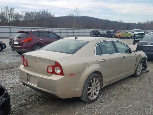 1G1ZE5EBXAF154352 - 2010 CHEVROLET MALIBU LTZ ოქროსფერი ფოტო 4