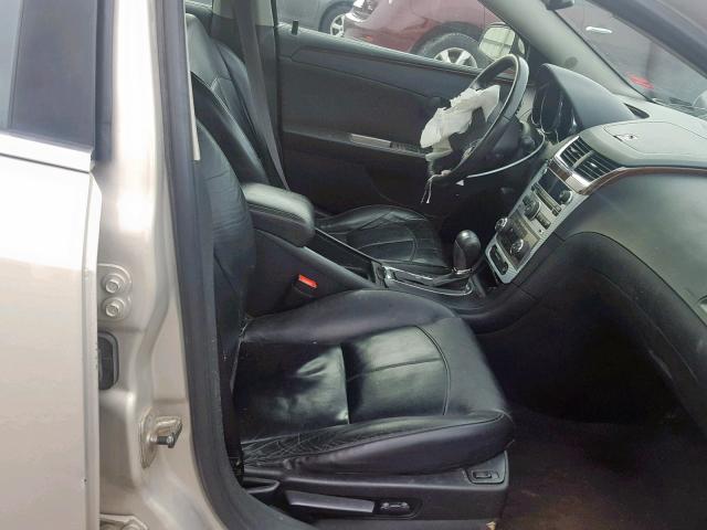 1G1ZE5EBXAF154352 - 2010 CHEVROLET MALIBU LTZ ოქროსფერი ფოტო 5