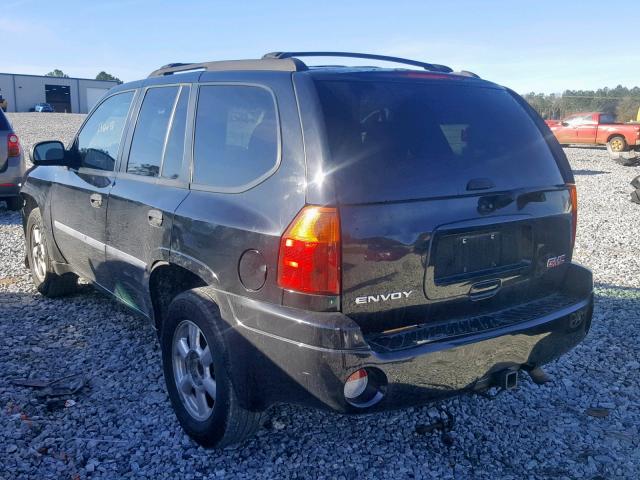 1GKDT13S272266876 - 2007 GMC ENVOY BLACK photo 3