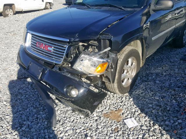 1GKDT13S272266876 - 2007 GMC ENVOY BLACK photo 9