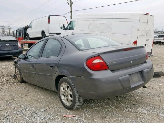 1B3ES26C93D223472 - 2003 DODGE NEON SE GRAY photo 3