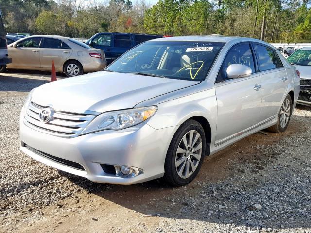 4T1BK3DB3BU402635 - 2011 TOYOTA AVALON BAS SILVER photo 2