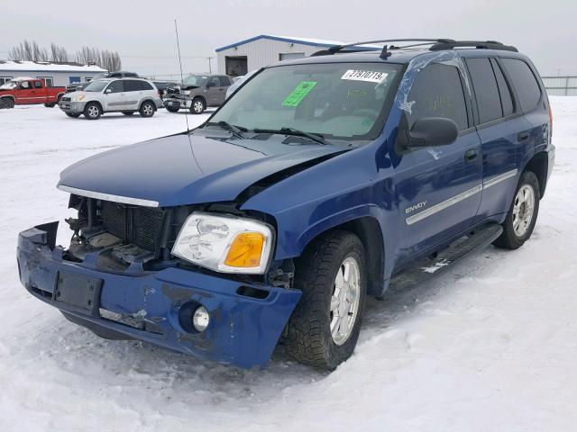 1GKDT13S062221756 - 2006 GMC ENVOY BLUE photo 2