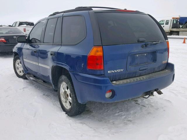 1GKDT13S062221756 - 2006 GMC ENVOY BLUE photo 3