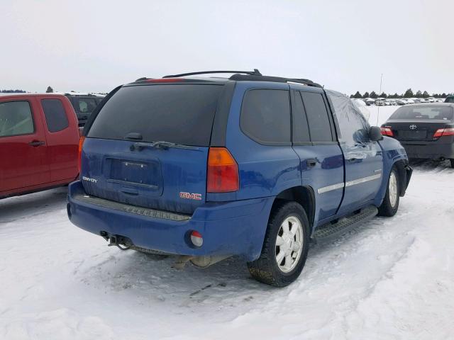 1GKDT13S062221756 - 2006 GMC ENVOY BLUE photo 4