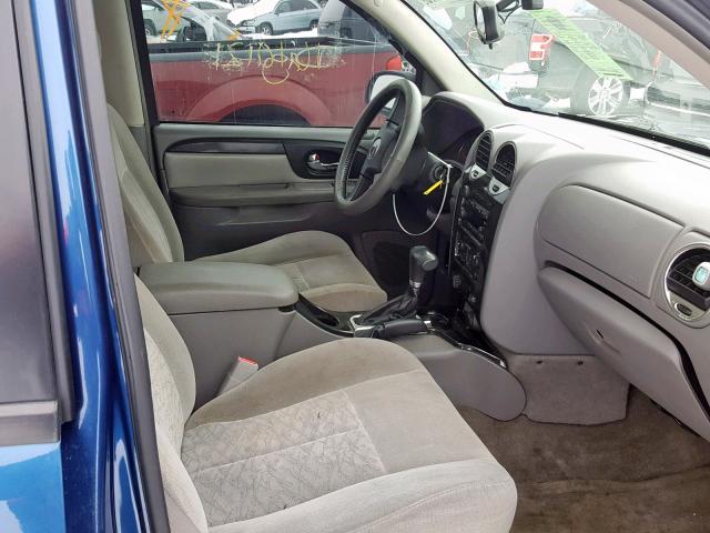 1GKDT13S062221756 - 2006 GMC ENVOY BLUE photo 5