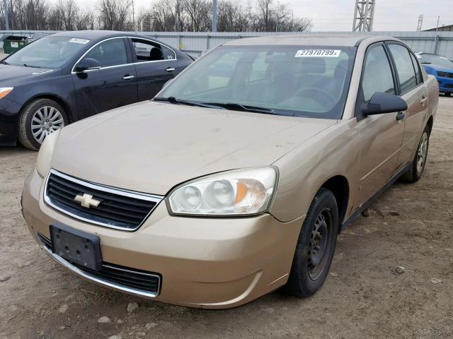 1G1ZS58F38F103874 - 2008 CHEVROLET MALIBU LS TAN photo 2