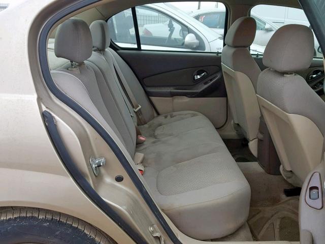 1G1ZS58F38F103874 - 2008 CHEVROLET MALIBU LS TAN photo 6