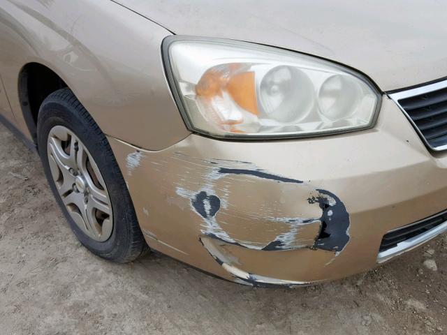 1G1ZS58F38F103874 - 2008 CHEVROLET MALIBU LS TAN photo 9