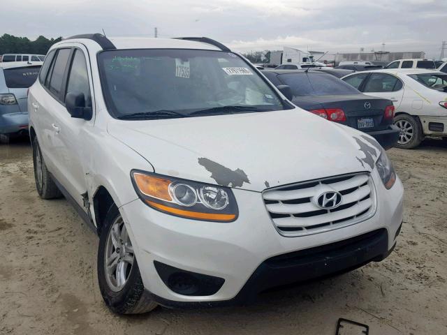 5NMSGDAB9AH334265 - 2010 HYUNDAI SANTA FE G WHITE photo 1