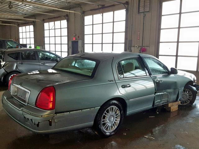 1LNHM82V96Y609544 - 2006 LINCOLN TOWN CAR S GREEN photo 4