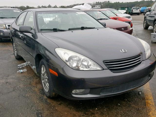 JTHBA30G445032977 - 2004 LEXUS ES 330 CHARCOAL photo 1