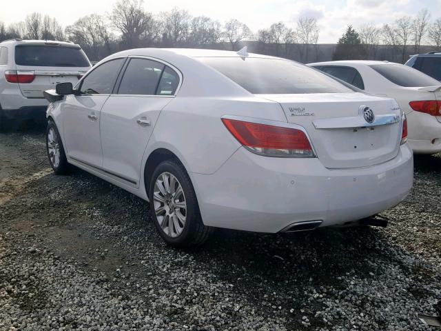 1G4GF5E32DF240064 - 2013 BUICK LACROSSE P WHITE photo 3