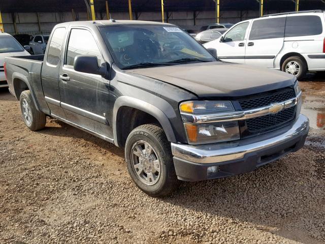 1GCCS19E388138401 - 2008 CHEVROLET COLORADO BLACK photo 1