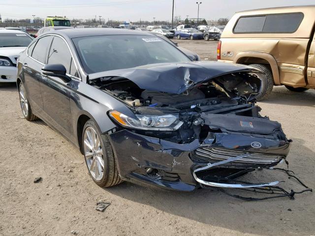 3FA6P0K93ER109941 - 2014 FORD FUSION TIT BLACK photo 1