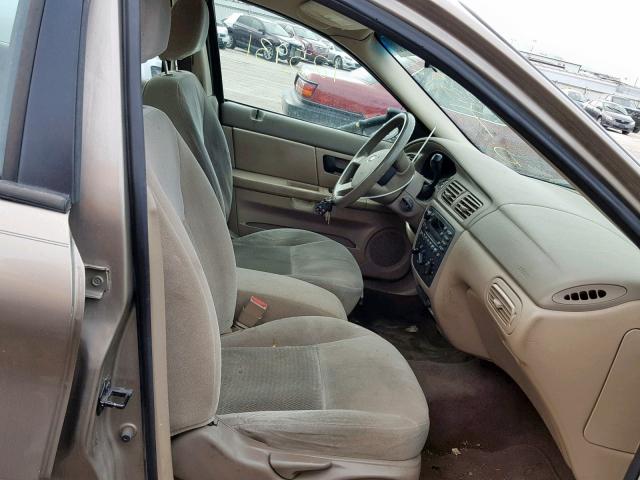 1FAFP55S94G161589 - 2004 FORD TAURUS SES TAN photo 5