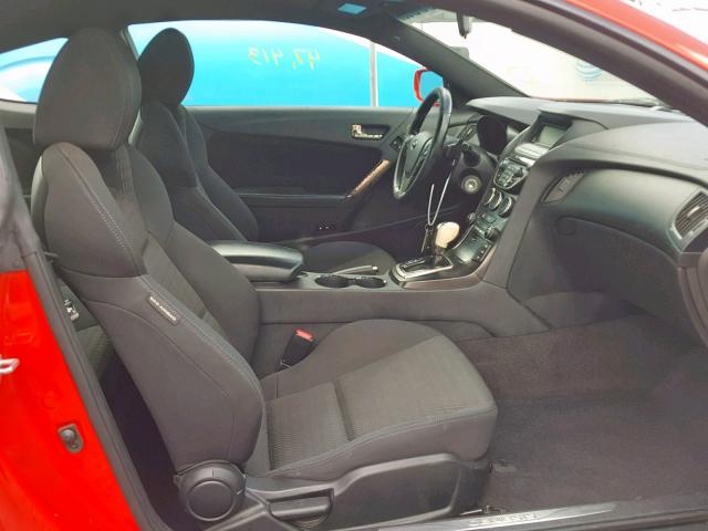 KMHHT6KD0DU101580 - 2013 HYUNDAI GENESIS CO RED photo 5