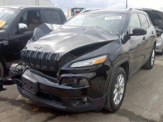 1C4PJLCB4FW637408 - 2015 JEEP CHEROKEE L BLACK photo 2