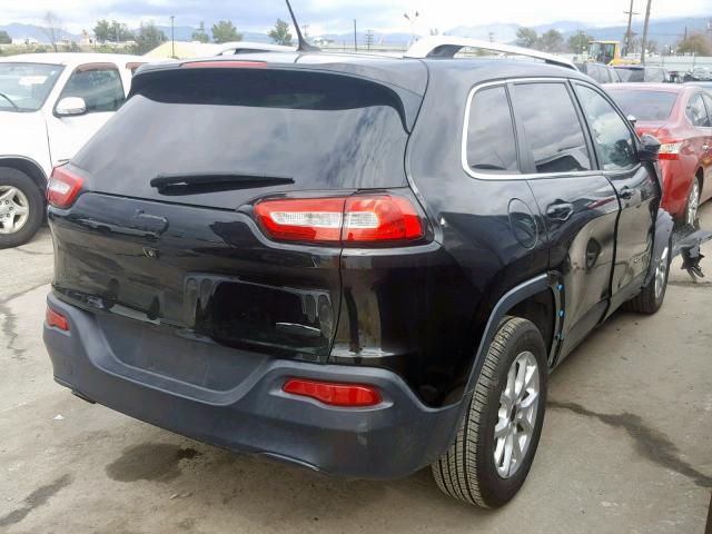 1C4PJLCB4FW637408 - 2015 JEEP CHEROKEE L BLACK photo 4