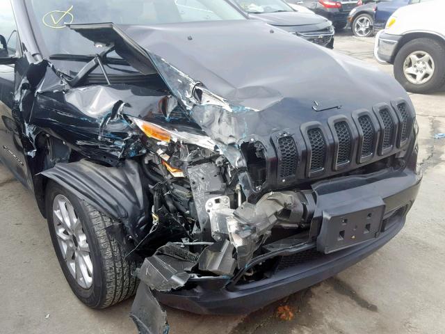 1C4PJLCB4FW637408 - 2015 JEEP CHEROKEE L BLACK photo 9