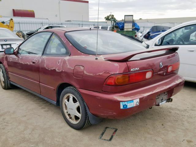 JH4DC4460TS007231 - 1996 ACURA INTEGRA SE BURGUNDY photo 3