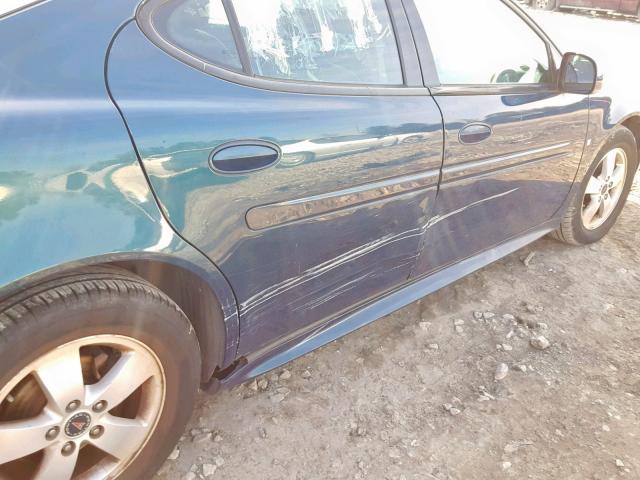 2G2WP552261251374 - 2006 PONTIAC GRAND PRIX GREEN photo 9
