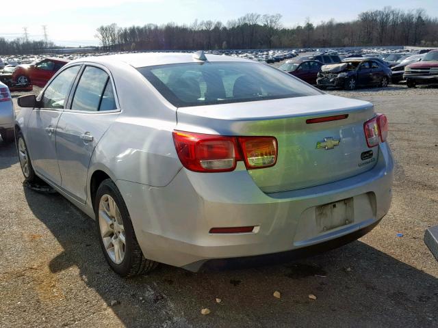 1G11D5RR1DF114530 - 2013 CHEVROLET MALIBU 1LT ვერცხლისფერი ფოტო 3