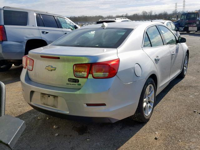 1G11D5RR1DF114530 - 2013 CHEVROLET MALIBU 1LT ვერცხლისფერი ფოტო 4