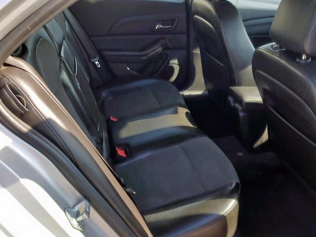 1G11D5RR1DF114530 - 2013 CHEVROLET MALIBU 1LT ვერცხლისფერი ფოტო 6