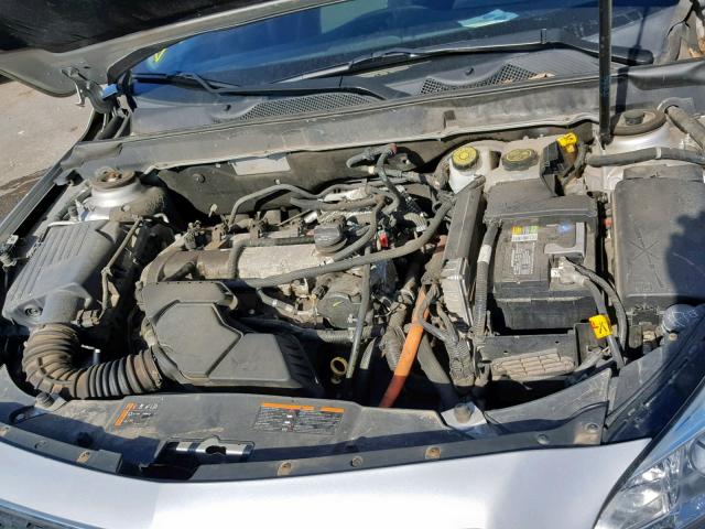 1G11D5RR1DF114530 - 2013 CHEVROLET MALIBU 1LT ვერცხლისფერი ფოტო 7