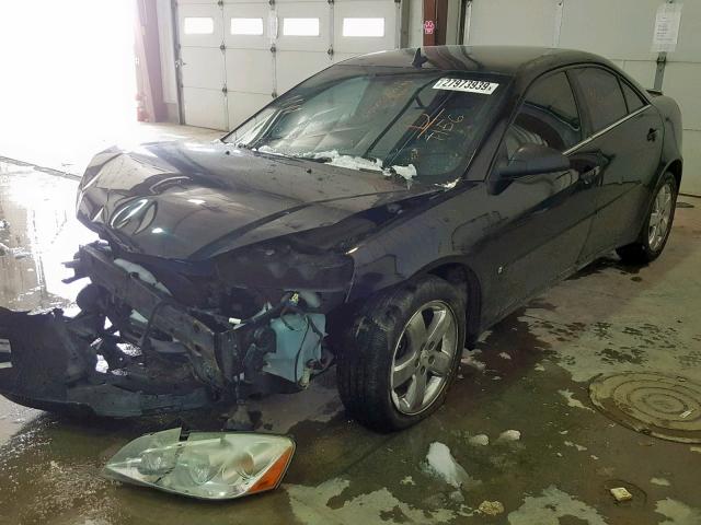 1G2ZH57N084141156 - 2008 PONTIAC G6 GT BLACK photo 2