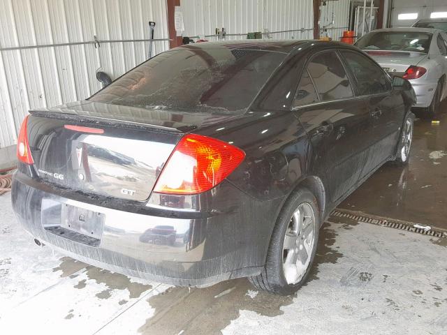 1G2ZH57N084141156 - 2008 PONTIAC G6 GT BLACK photo 4