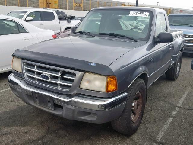 1FTYR10C71PA11188 - 2001 FORD RANGER SILVER photo 2