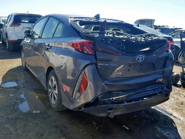 JTDKARFPXH3064877 - 2017 TOYOTA PRIUS PRIM GRAY photo 3