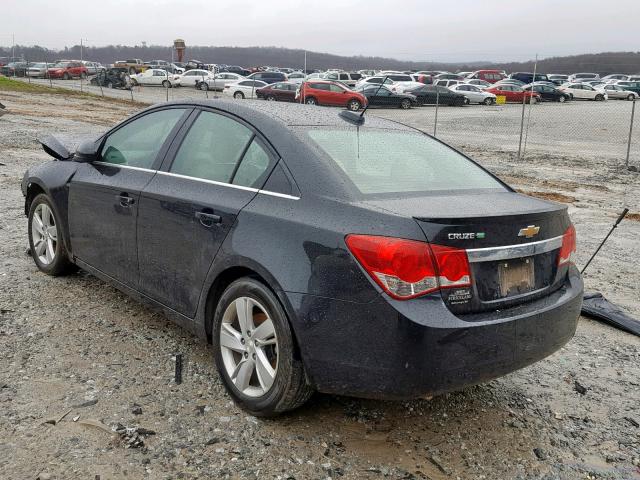 1G1P75SZ0F7260961 - 2015 CHEVROLET CRUZE BLACK photo 3