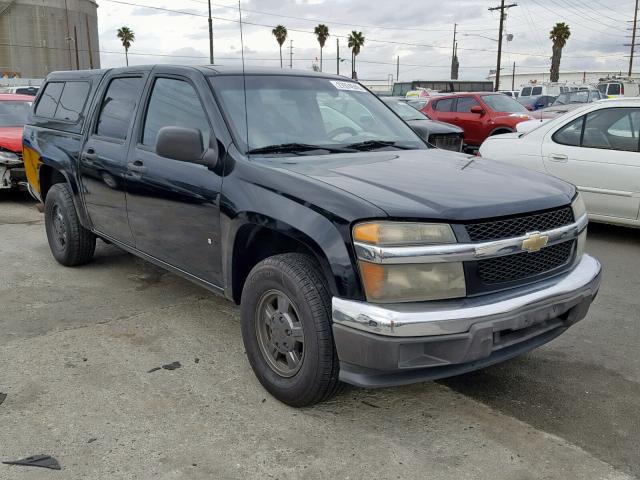 1GCCS13E778211101 - 2007 CHEVROLET COLORADO BLACK photo 1