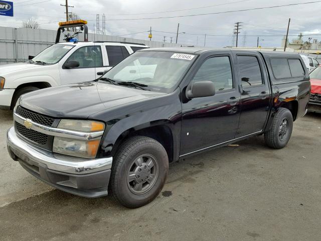 1GCCS13E778211101 - 2007 CHEVROLET COLORADO BLACK photo 2