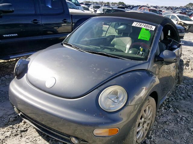 3VWCM31Y25M351873 - 2005 VOLKSWAGEN NEW BEETLE Boz foto 2