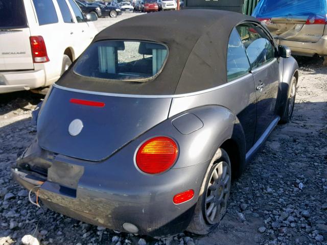 3VWCM31Y25M351873 - 2005 VOLKSWAGEN NEW BEETLE Boz foto 4