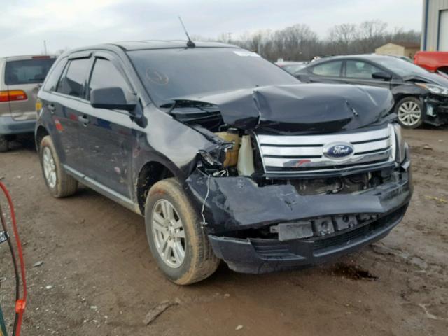 2FMDK36C17BA82145 - 2007 FORD EDGE SE BLACK photo 1